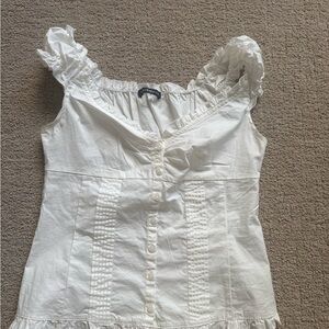 Brandy Melville White Elena  Top